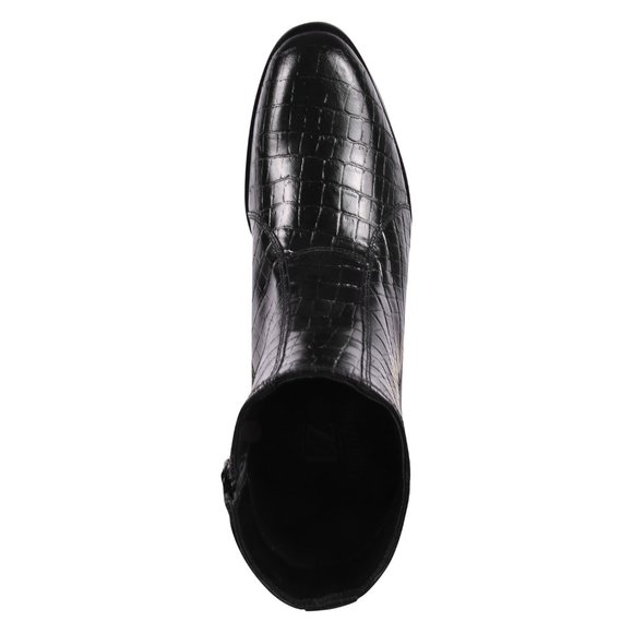 LIBERTYZENO Men's Black Croco  Boots - Picture 4 of 7